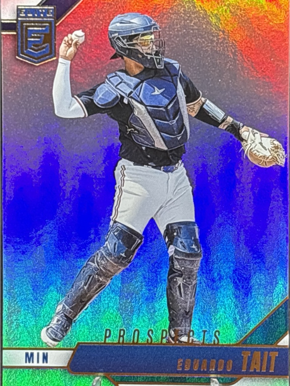 Panini Elite Eduardo Tait Prospects Baseball Card
